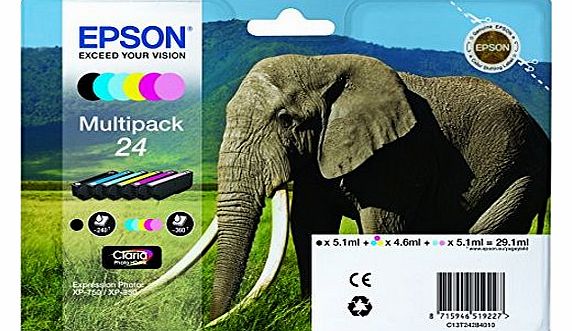 Epson 24 Series Elephant Multipack Ink Cartridge