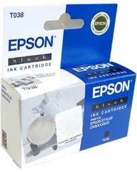 Epson C13T038091 OEM Black Ink Cartridge