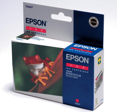 Epson C13T054740 OEM Red Ink Catridge