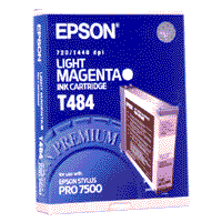 Epson C13T484011 OEM Light Magenta Inkjet Cartridge