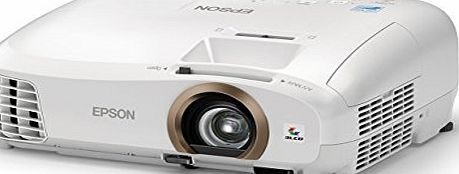 Epson EH-TW5350 Home Cinema/Gaming Projector (Full HD, 3LCD, 1080p, 3D, 35000:1 Contrast, 2200 Lumens, Wi-Fi, Miracast) - White