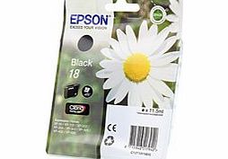 Expression Home XP - 215 Original Ink Cartridge 1 x Black for Approx. 175 Pages Replaces Epson C13T18014010 for Inkjet Printers
