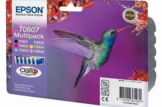 MultiPack Ink Cartridge for Stylus PH R265/R360 - 6 Colour Ink
