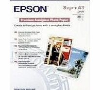 Premium Semigloss Photo Paper - Semi-gloss photo paper - A3 plus (329 x 483 mm) - 20 sheet(s)