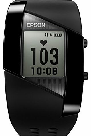 Epson Pulsense PS-500 Activity Monitor with In-Built Heart Rate and Multifunctional Display - Black