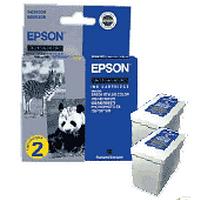 Epson T050 Black Ink Cartridge (Twin Pack) for