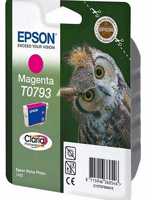 Epson T0793 Owl Standard Ink Cartridge - Magenta