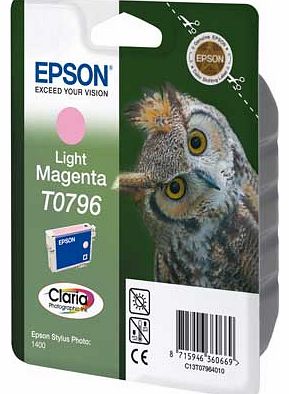 Epson T0796 Owl Standard Ink Cartridge - Light