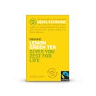 Equal Exchange Case of 6 Organic Lemon Green Tea 25 Bags