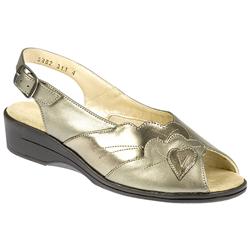 Equity Female Sabrina Leather Upper Textile Lining Casual Sandals in Beige Multi, Blue Multi, Pewter Multi