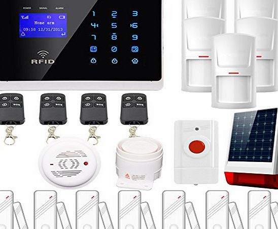 Eray  Wireless Alarm Systems Support IOS / Android APP with Remote Control and RFID Card (B)
