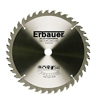 ERBAUER TCT Circular Saw Blade 40T 184x16mm