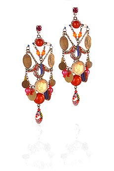 Erickson Beamon Erika multi-colored earrings
