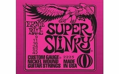 Ernie Ball 2223 Super Slinky electric guitar strings 9 - 42 (2 PACKS)