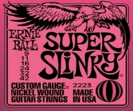 Ernie Ball 2223x3 9-42 Super Slinky Electric Guitar Strings (Pack of 3)