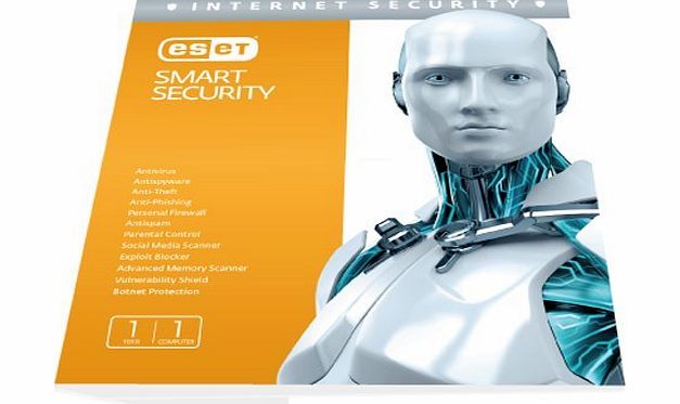 eset  Smart Security (2014)/PC/1 user/1 year/Eco-friendly packaging