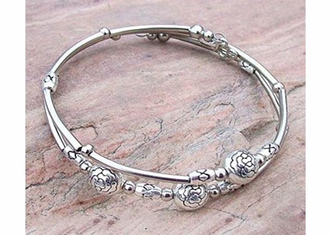 LenliTibetan10020 Tibetan Silver hand chain bracelet Bangle Jewellery sterling silver quality jewel