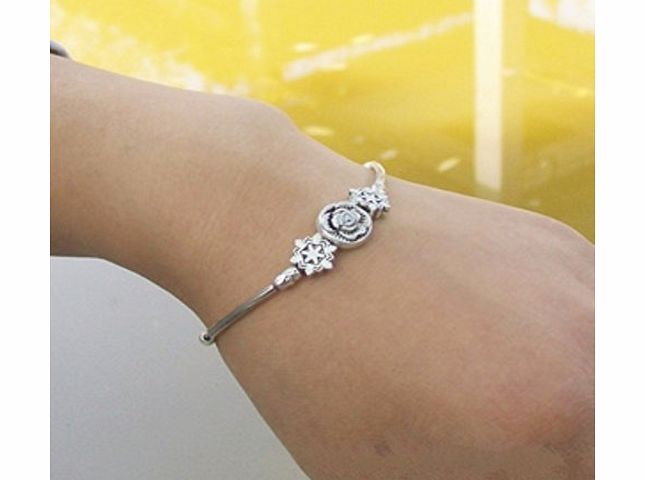 lenliTibetan10303 Tibetan Silver hand chain bracelet Bangle Jewellery sterling silver quality jewel