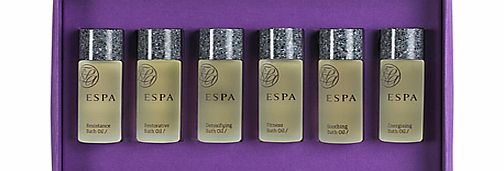 ESPA Bath Oil Collection Set, 6 x 15ml