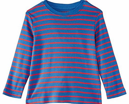 Boys 094EE8K002 Striped T-Shirt, Blue Delight, 8 Years (Manufacturer Size:128+)