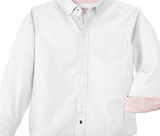 Esprit  Boys 015EE8F003 Oxford SH Shirt, White, 8 Years (Manufacturer Size:128 )