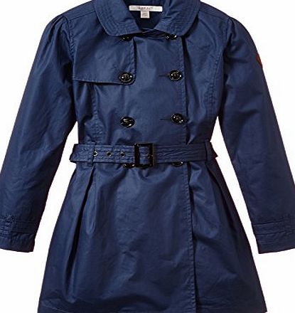 Esprit  Girls 035EE7G001 Trenchcoat Jacket, Sloe Blue, 8 Years (Manufacturer Size:128 )