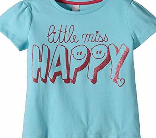  Girls Little Miss T-Shirt, Turquoise Breeze, 8 Years (Manufacturer Size:128+)