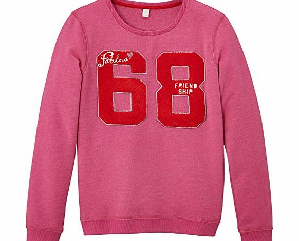 Esprit Girls 084EE5J003 Sweatshirt Sweatshirt, Pink, 10 Years (Manufacturer Size: Small)