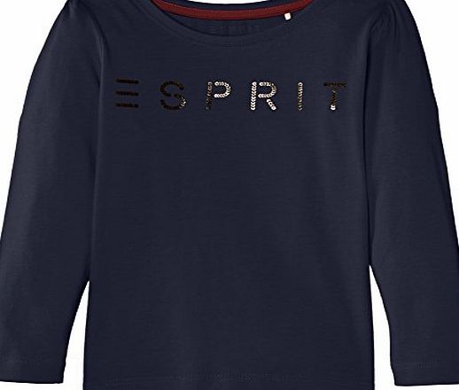 Esprit Girls 094EE7K003 T-Shirt, Blue Sound, 2 Years (Manufacturer Size:92 )