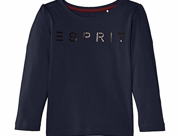 Esprit Girls 094EE7K003 T-Shirt, Blue Sound, 4 Years (Manufacturer Size:104 )