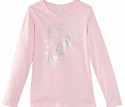 Girls 114EE5K004 T-Shirt, Pink (Sunny Rose), 12 Years (Manufacturer Size:Medium)