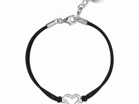 Esprit Ladies Brilliance Heart Black Bracelet
