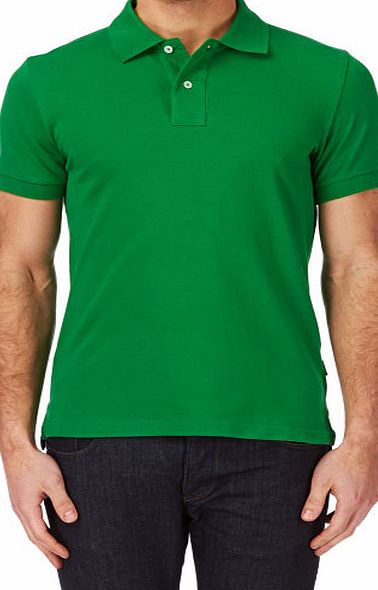 Esprit Mens Esprit Pique Polo Shirt - Green Court