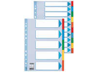 ESSELTE A4 5 part multi colour card divider with