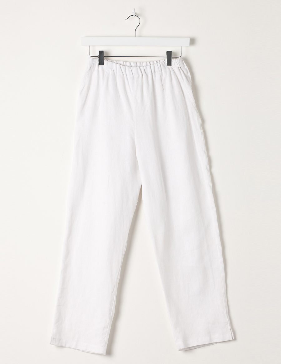 Linen Cropped Trousers