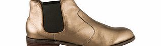 Esska Amy bronze leather Chelsea boots