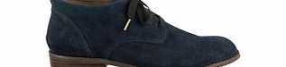 Esska Astro navy suede lace-up boots