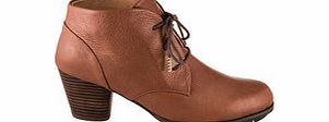 Esska Gaze tan leather ankle leather boots