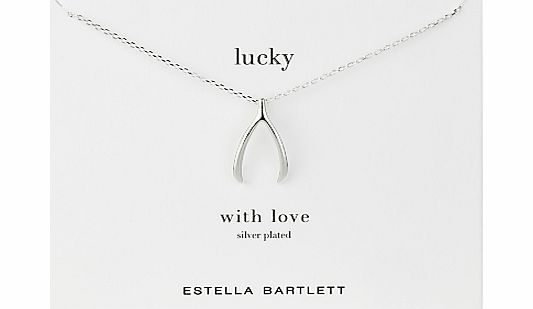 Estella Bartlett Silver Plated Lucky Pendant
