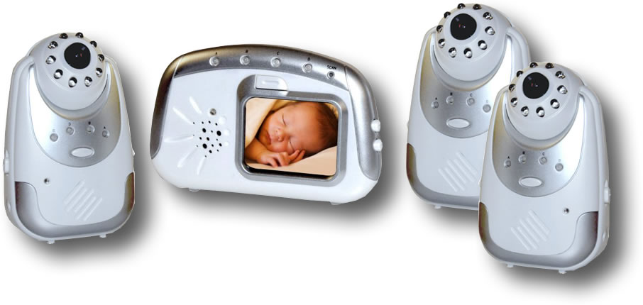 Ethos Wireless Baby Monitor 2 Extra Cameras Bundle