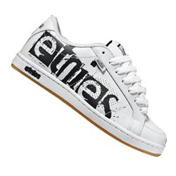 etnies Kingpin Skate Shoes - White/Gum