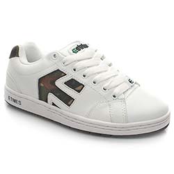 Male Etnies Cinch Leather Upper in Multi, White and Green