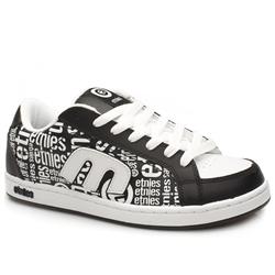 Etnies Male Etnies Torque Leather Upper in Black and White