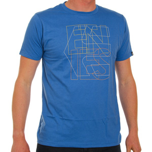 Man On Wire Tee shirt - Royal Blue