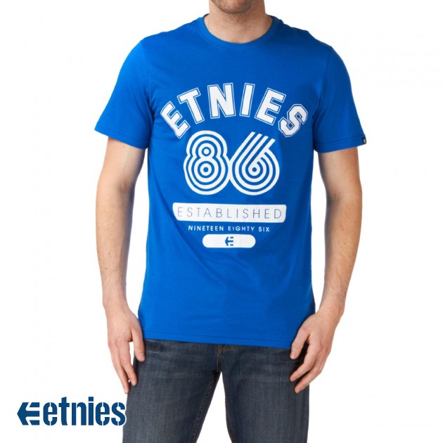 Mens Etnies City Colors T-Shirt - Royal