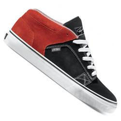 Sheckler 4 Skate Shoes - Black/Red/White