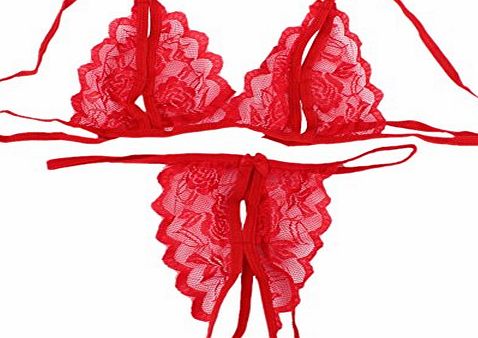 Etosell01 Lady Women G-string Underwear Lace Thongs Bikini Bra Sets