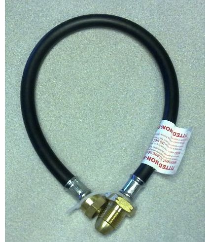eTraderz Leisure 60`` (1.5m) LPG Propane Gas Pigtail (Propane Nut x W20 Nut) With non-return safety valve