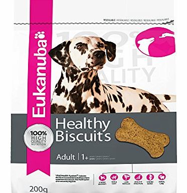 Eukanuba Adult Healthy Biscuits, 200 g (Pack of 6)