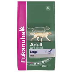 Eukanuba Large Breed Adult Light Complete Dog Food with Chicken 15kg